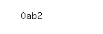 Captcha: 0ab2